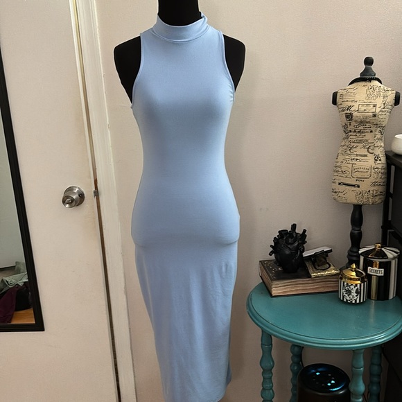 Blue Midi Dress - Picture 2 of 3